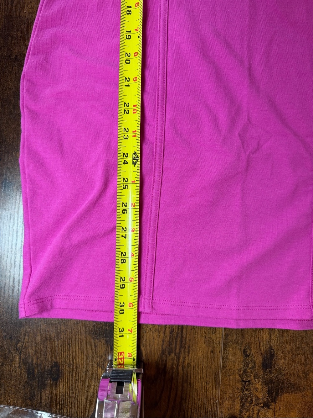 Wild Fable Hot Pink Bodycon Mini Dress | Size Medium Sleeveless Square Neck EUC - Picture 5 of 10